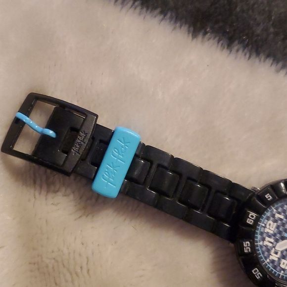 BLACK & BLUE SWATCH FLIK FLAK WATCH ETA 2014 - Picture 3 of 6